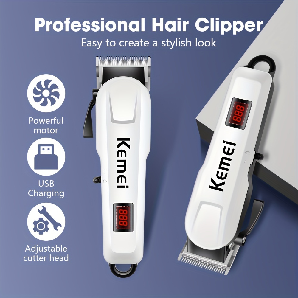 Kemei Hair Clipper With Lcd Km-809A