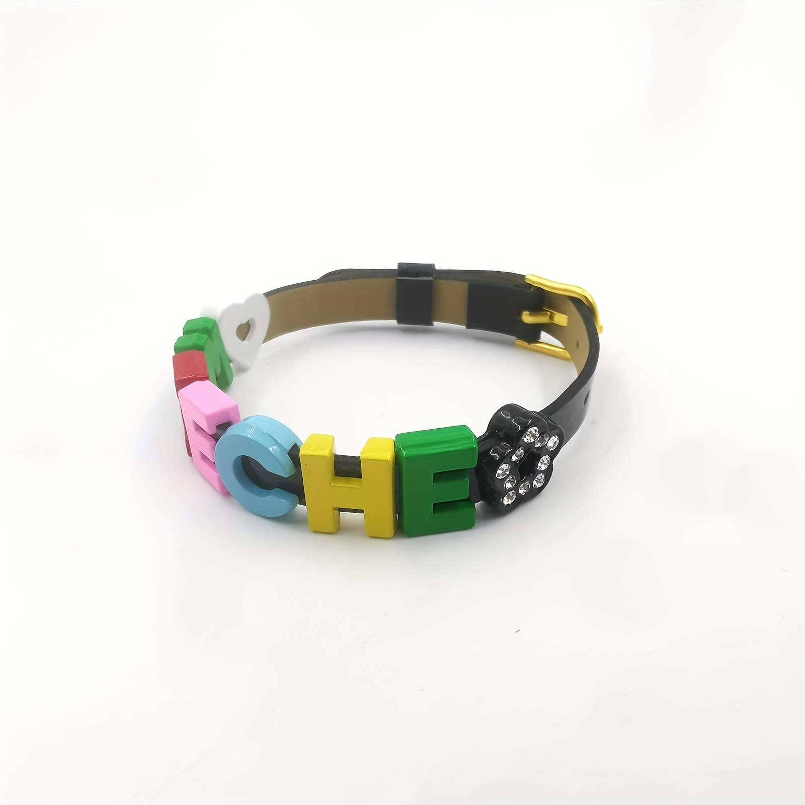 Transparent customizable bracelet