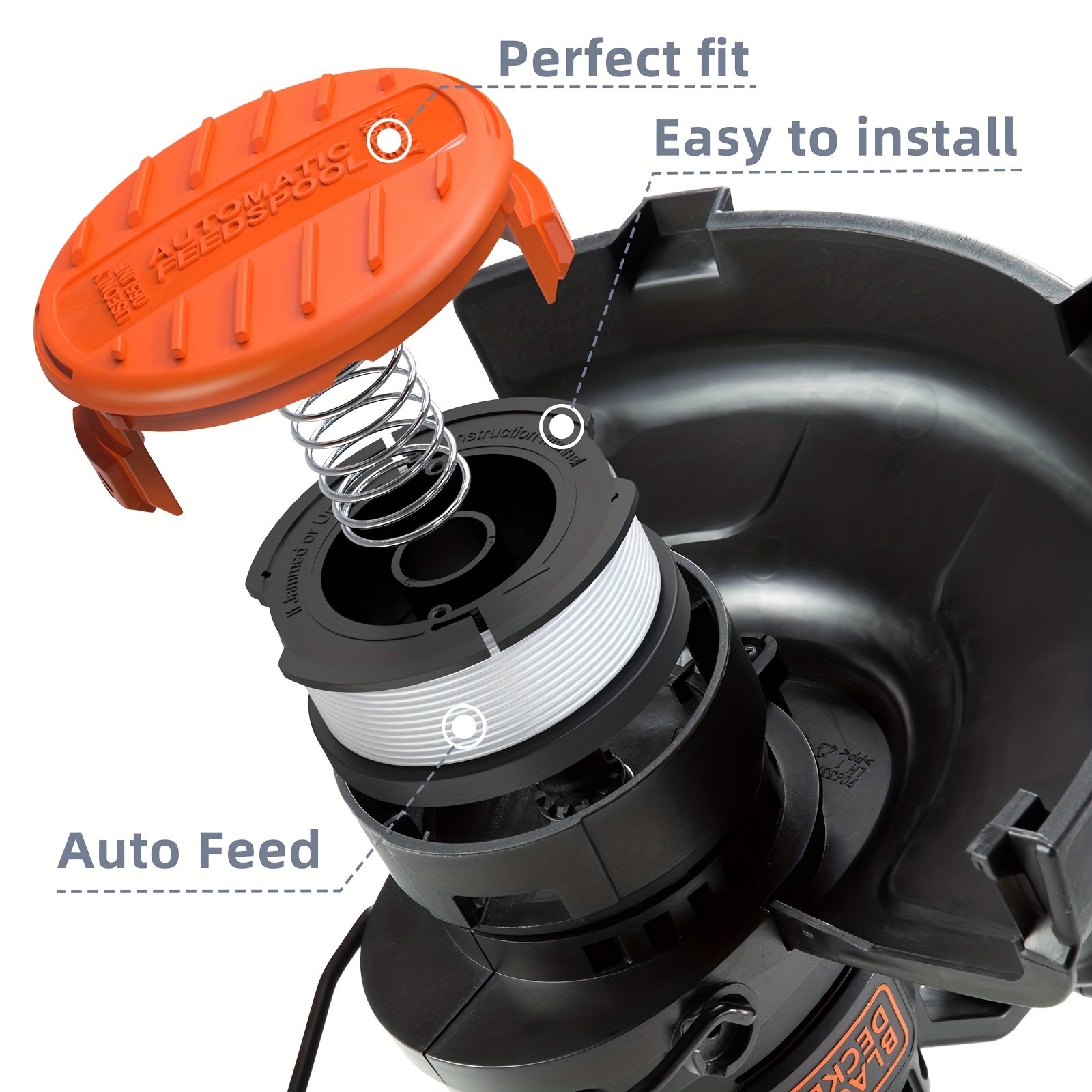 How to Replace the Spool on a Black and Decker String Trimmer 