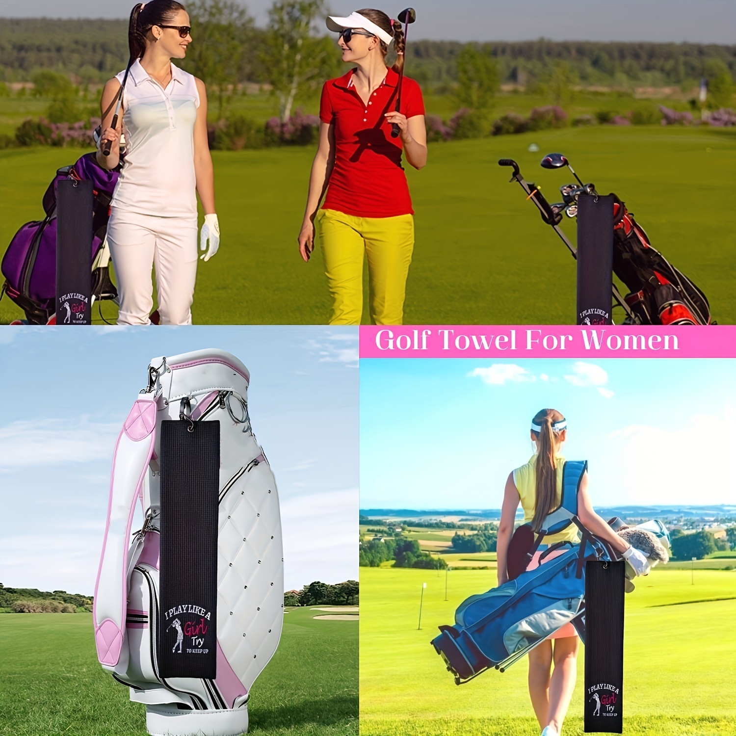 Embroidered Funny Golf Towel With Clip Perfect Golf Gifts - Temu