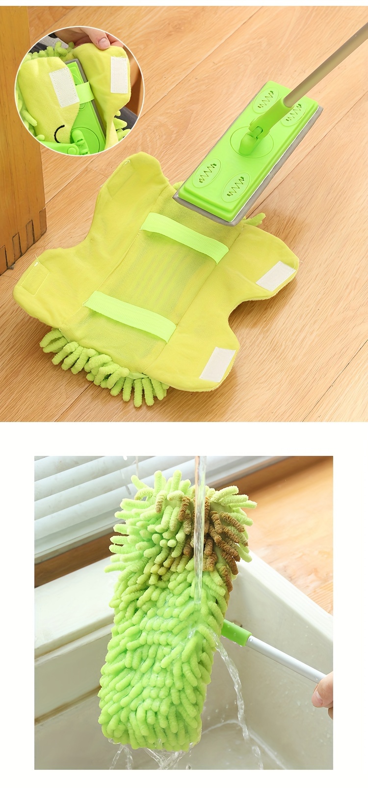 1pc cute cartoon mop small cleaning mop mini mop mop toys floor mopping toys portable mop wet and dry use for   cleaning supplies cleaning tool back to school supplies details 7