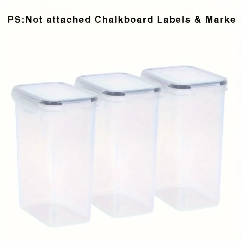 Airtight Food Storage Containers With Lids, Plastic Kitchen