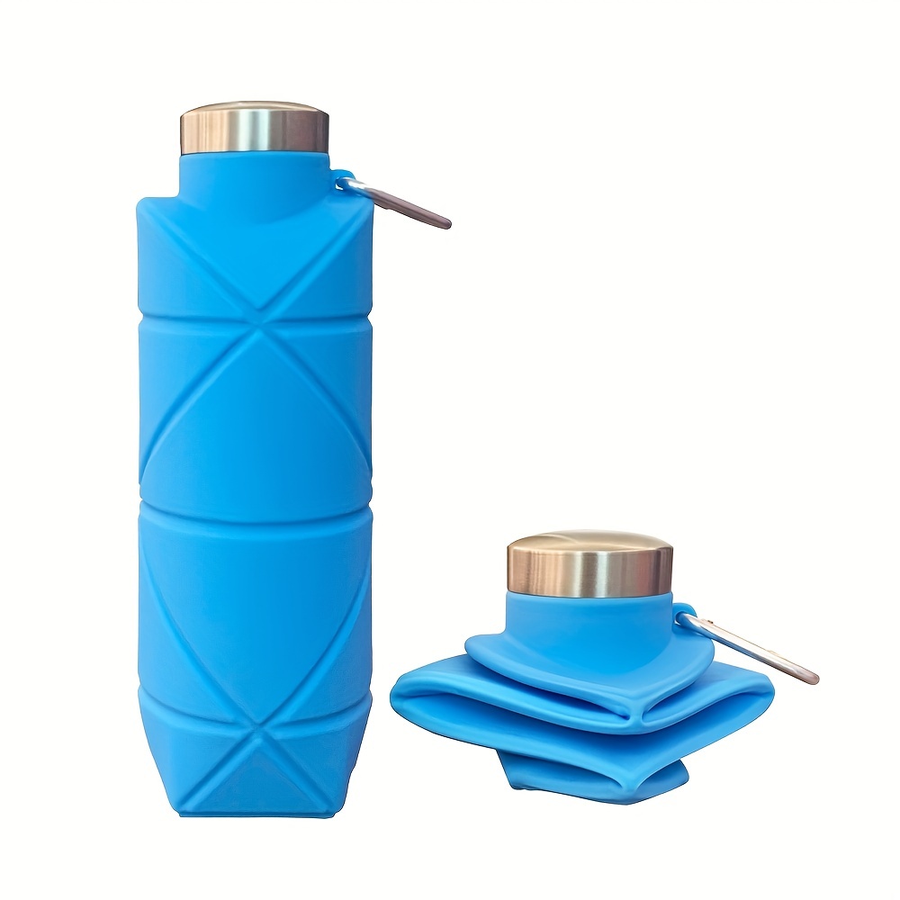 Foldable Reusable Silicone Water Bottles Portable Leakproof - Temu