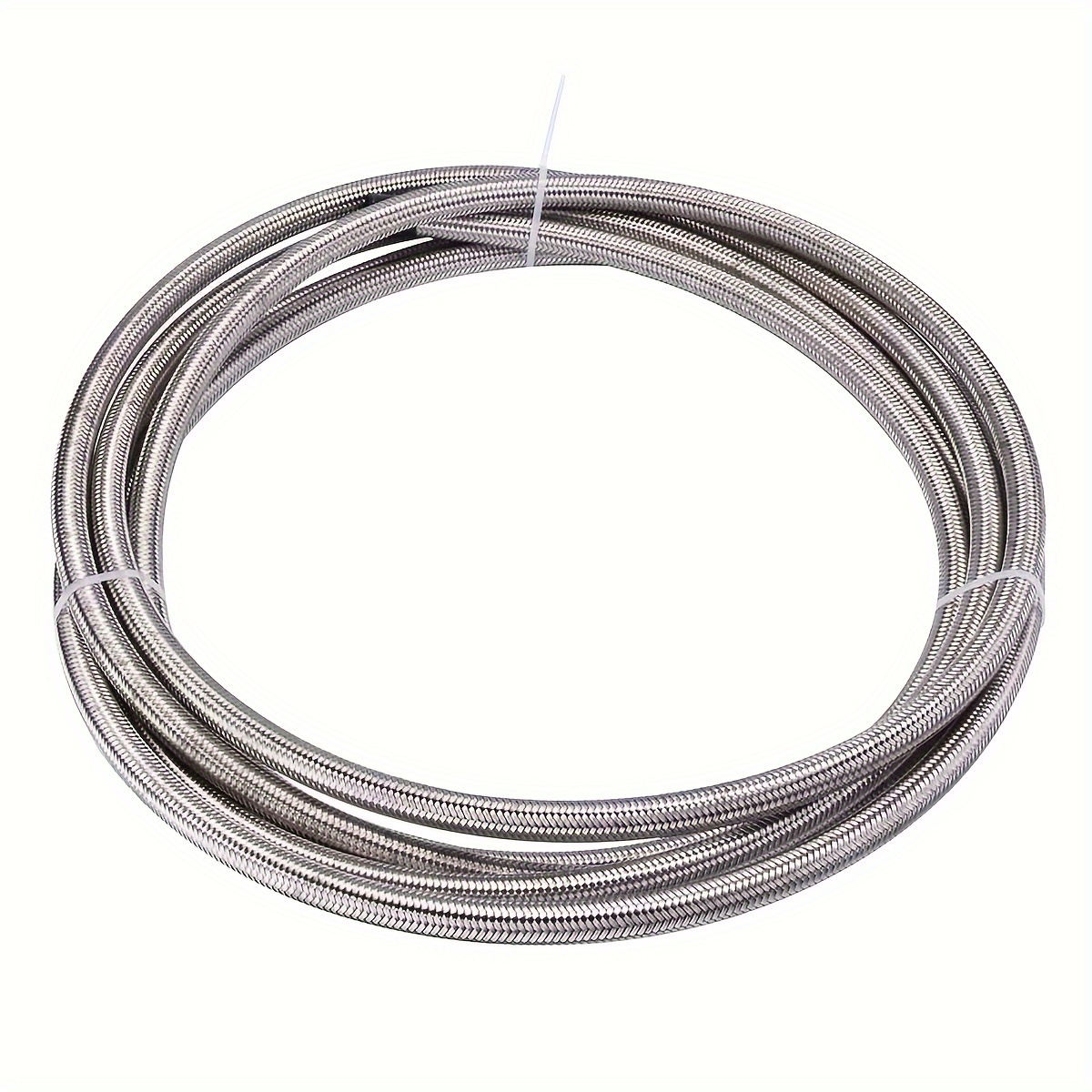 1m 6AN Fuel Line Hose AN6 5/16 Stainless Steel Braided Fuel Hose Durable  CPE Oil Gas Cooler Hose 5/16in Universal CPE Tube Oil Fuel Gas Transmission