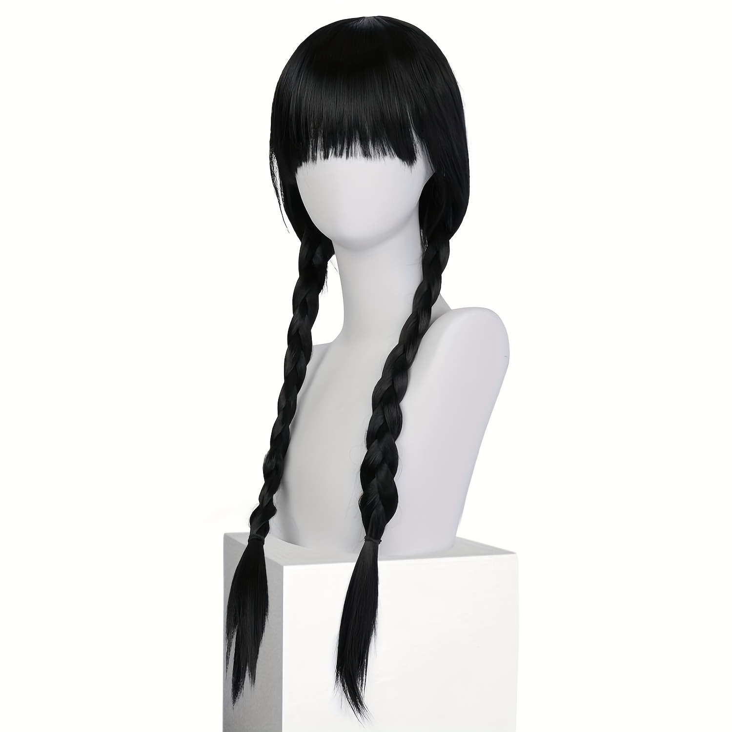 Black hotsell wig pigtails