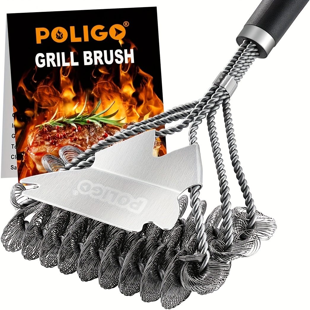 POLIGO 5PCS BBQ Grill Accessories for Outdoor Grill Set Stainless