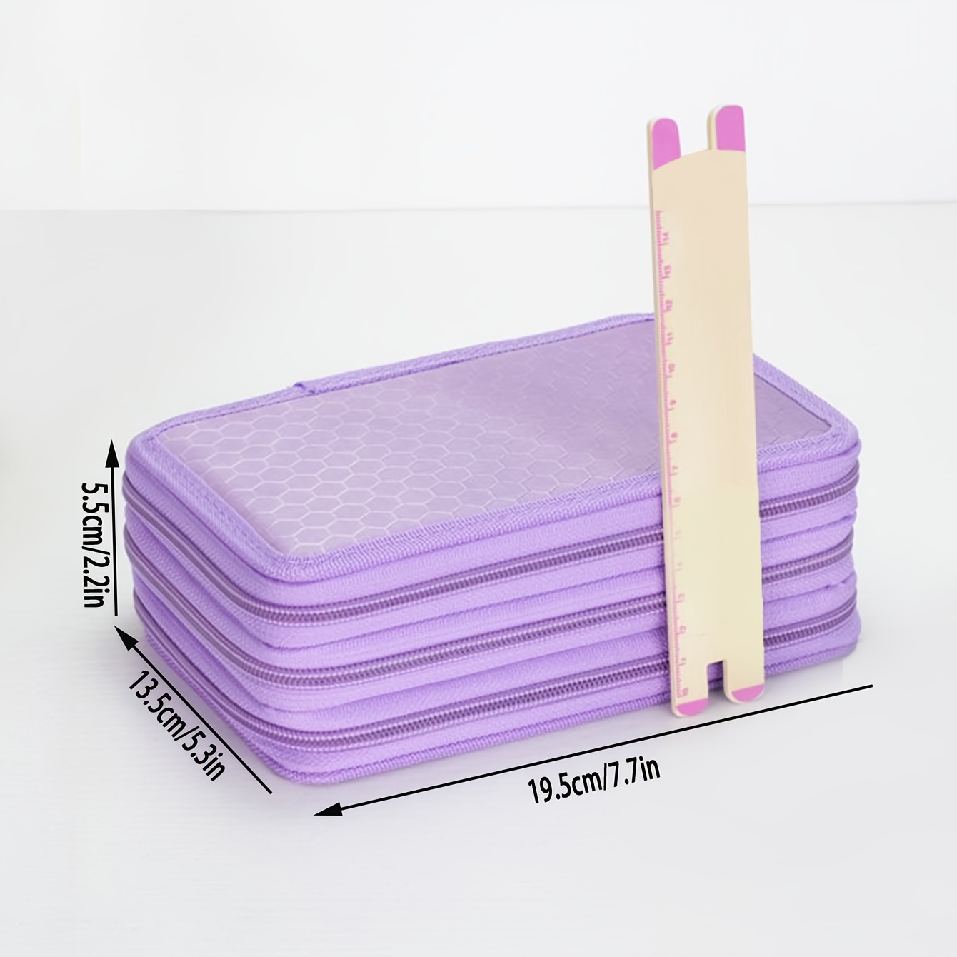 Creative Novelty Student Pencil Case Square Single Layer - Temu