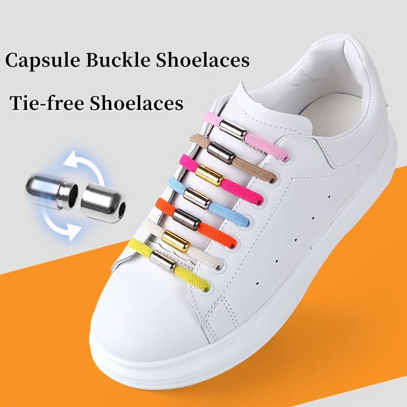 Shoelace Locks Buckle Aluminum Elastic No Tie Shoe Lace - Temu