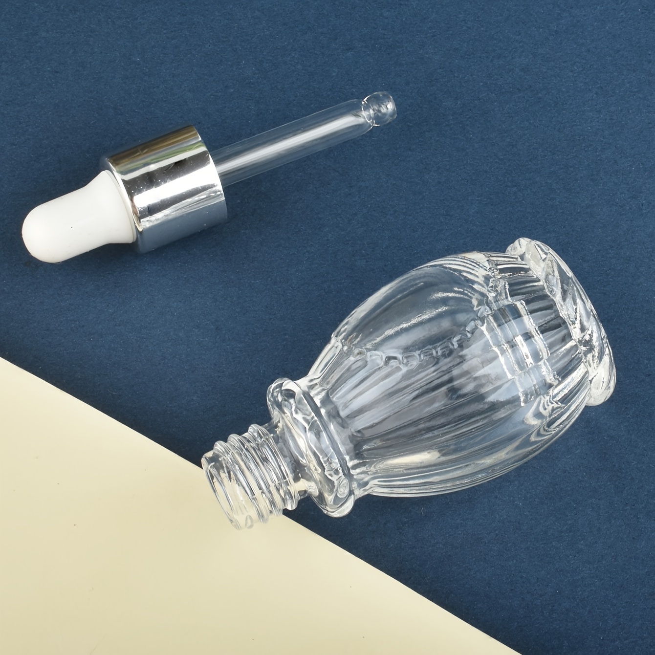 Glass Dropper Bottle, Essential Oil Dropper Bottle Clear Glass Vials Sample  Dropper Bottle Perfume Cosmetic Liquid Containers With Glass Eye Dropper -  Temu