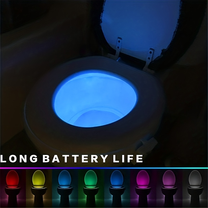 1PC Motion Activated Detection Toilet Bowl Night Lights