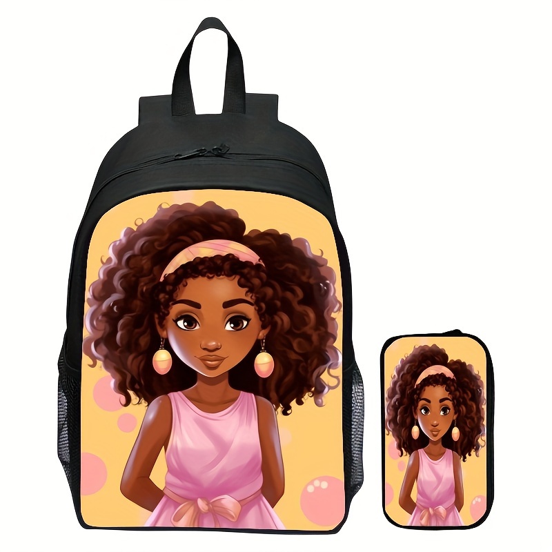 Afro lady outlet girl backpack