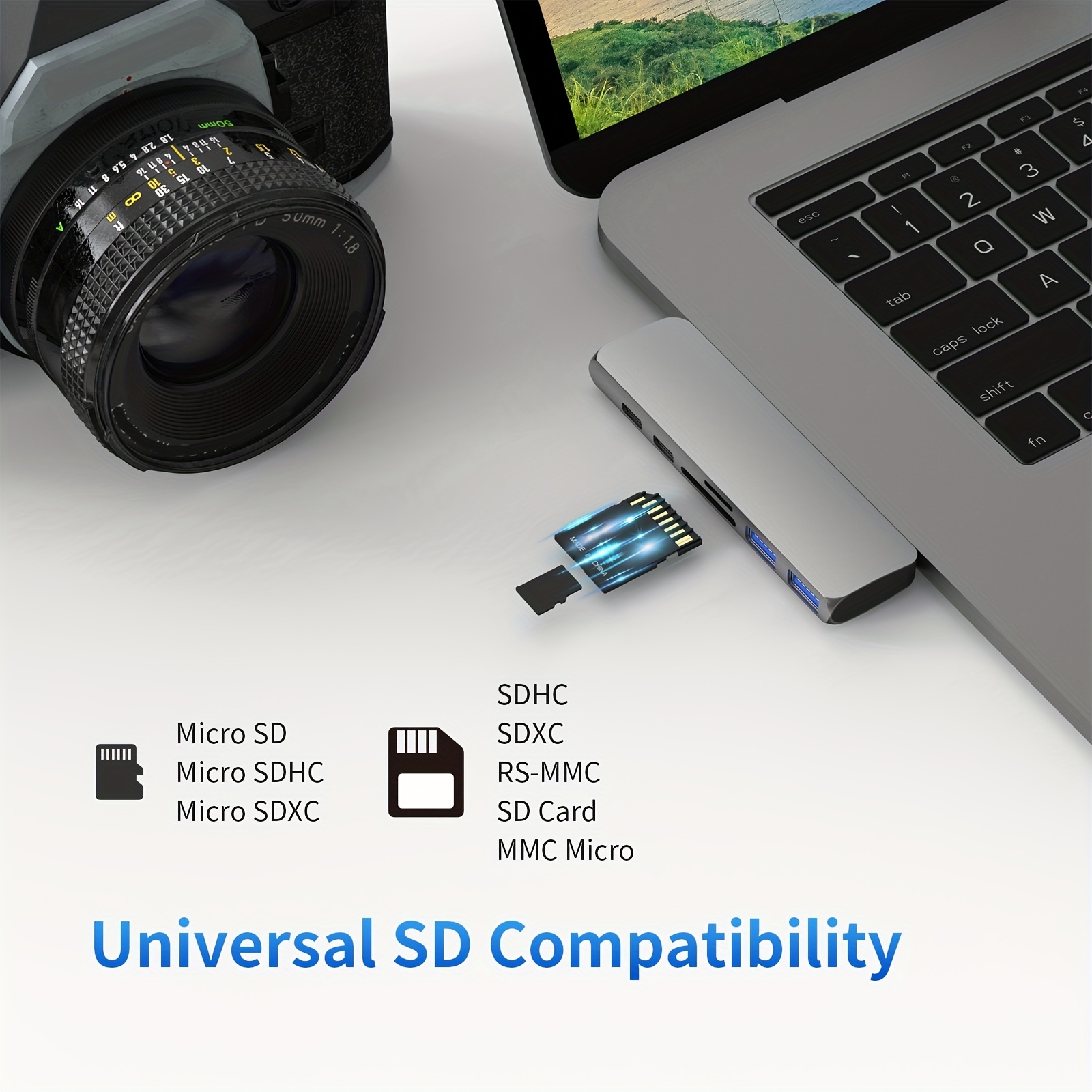 Adaptateur USB C Pour MacBook Pro 2022 2021 2020 Adaptateur - Temu
