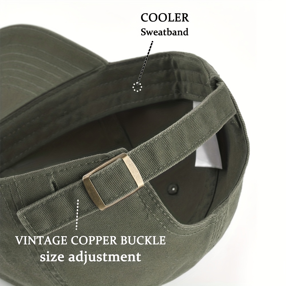 Adjustable Distressed Cotton Baseball Cap Vintage Washed Plain Blank Hat