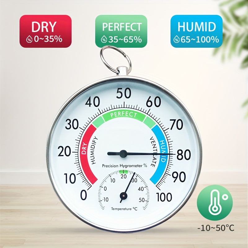 Accurately Monitor Home's Temperature Humidity Mini Lcd - Temu