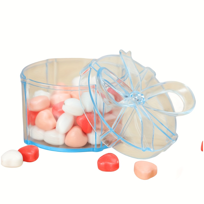 Round Plastic Candy Container