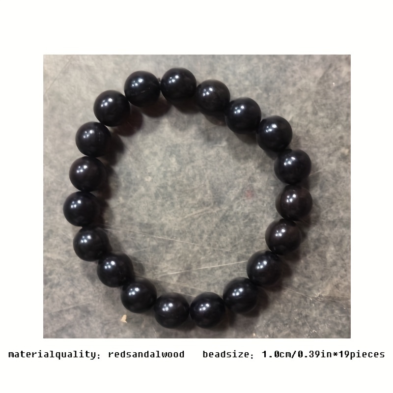 Purple Light Sandalwood Ebony Black Red Buddhist Beads - Temu