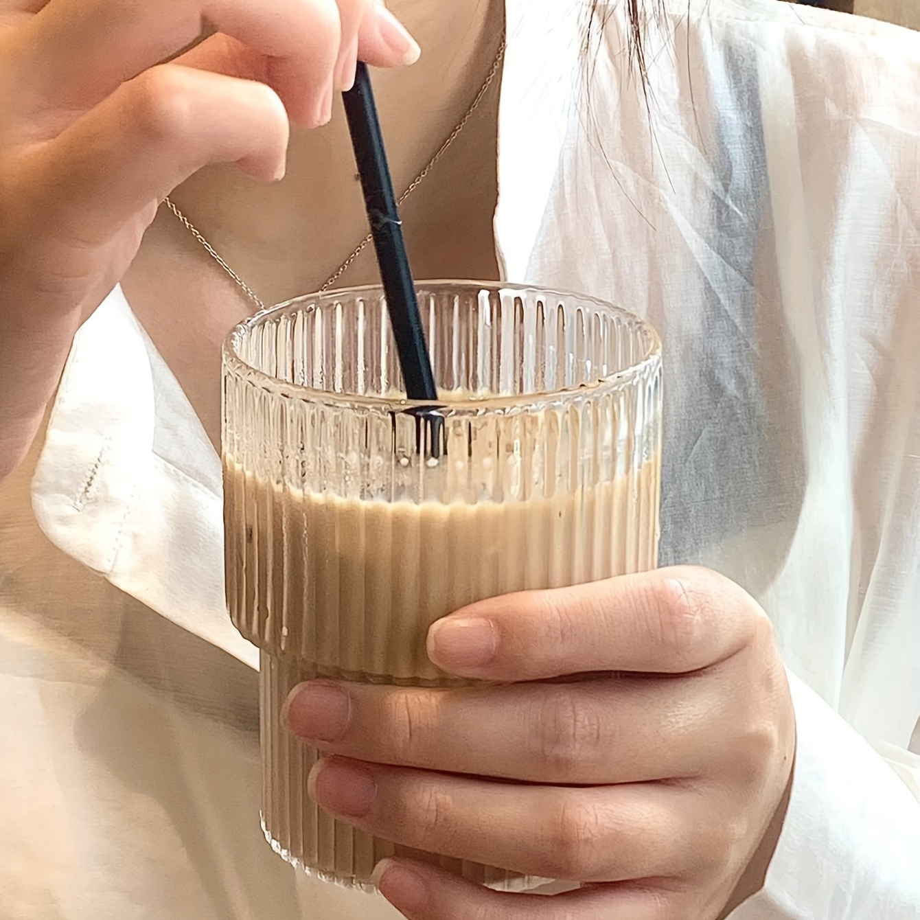 Cute Vertical Bamboo Cup For Milk, Coffee, And Water - High-value Glass  Tumbler For Home And Office Use - Aesthetic And Durable Drinkware For  Summer And Winter - Temu