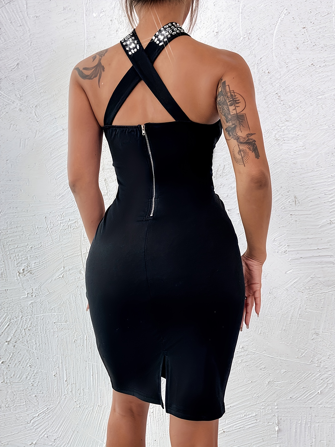 Keyhole Bandage Dress