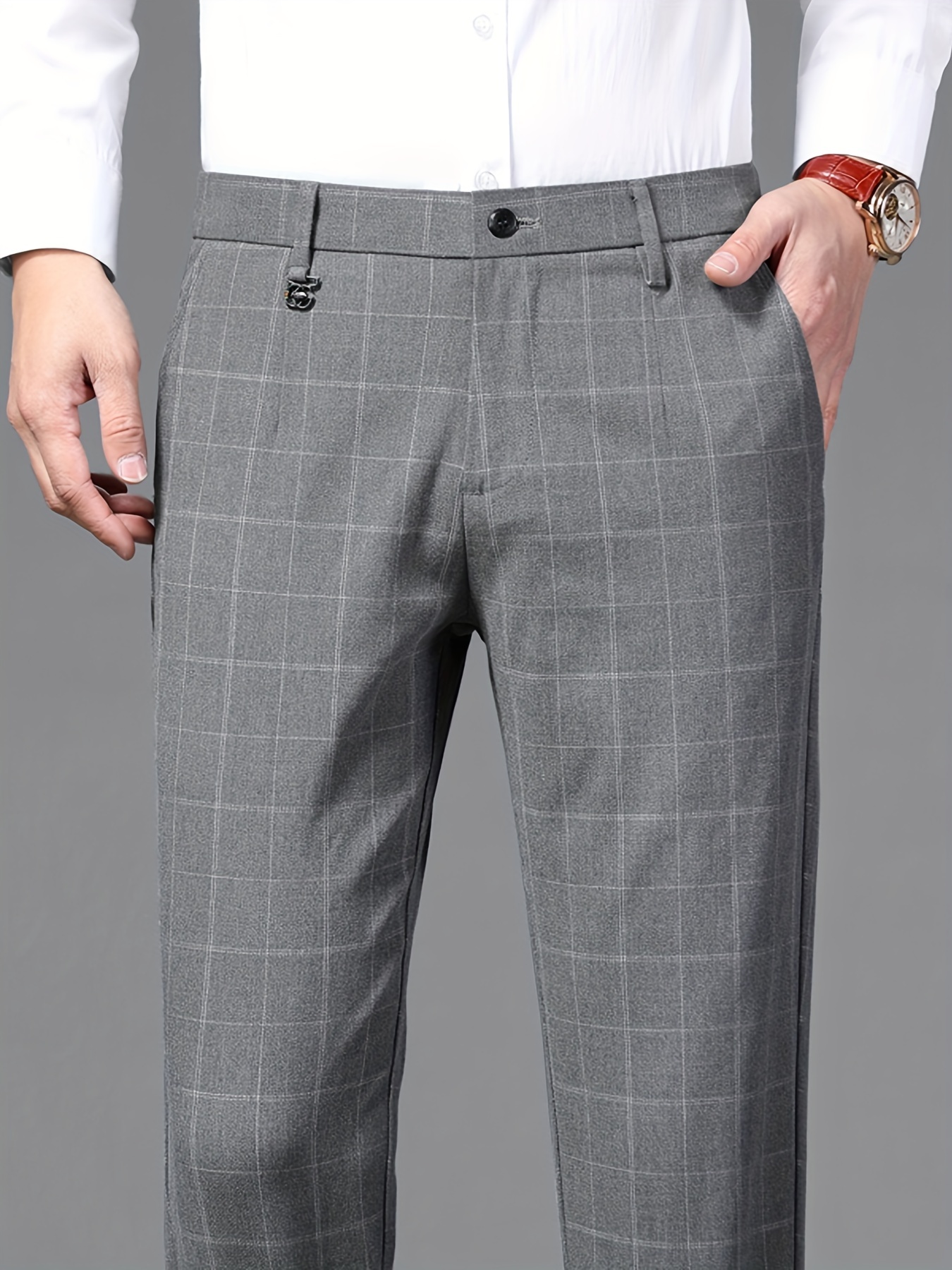 Men office Grey Casual, Men formal pants