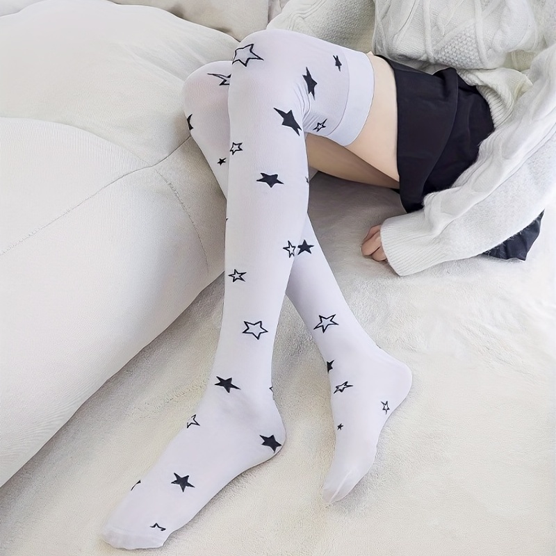 Cow clearance thigh highs