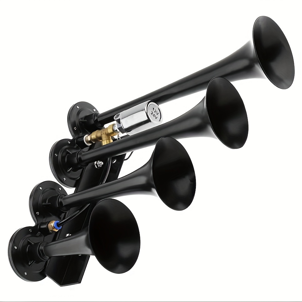 Klaxon Camion Super Fort 4 trompette Trompettes Valve - Temu Canada