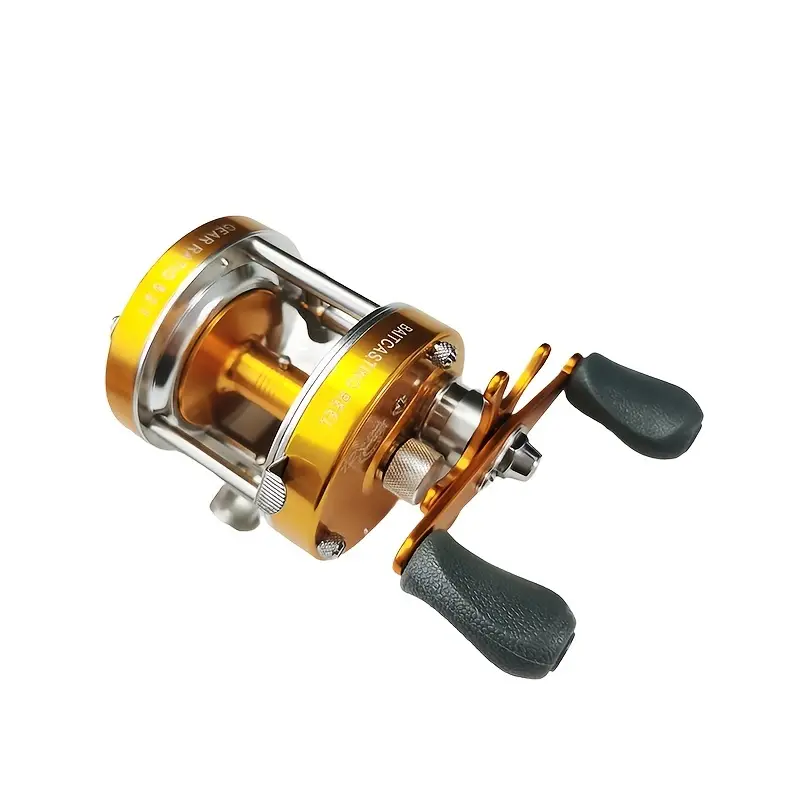 1pc Left/Right Hand Stainless Steel Baitcasting Reel, 5.2:1 Gear Ratio  Metal Fishing Reel, Fishing Tackle