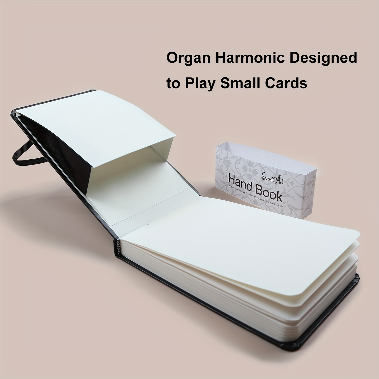 Mini Watercolor Sketchbook Water Color Paper For Artists Organ Design,  Foldable