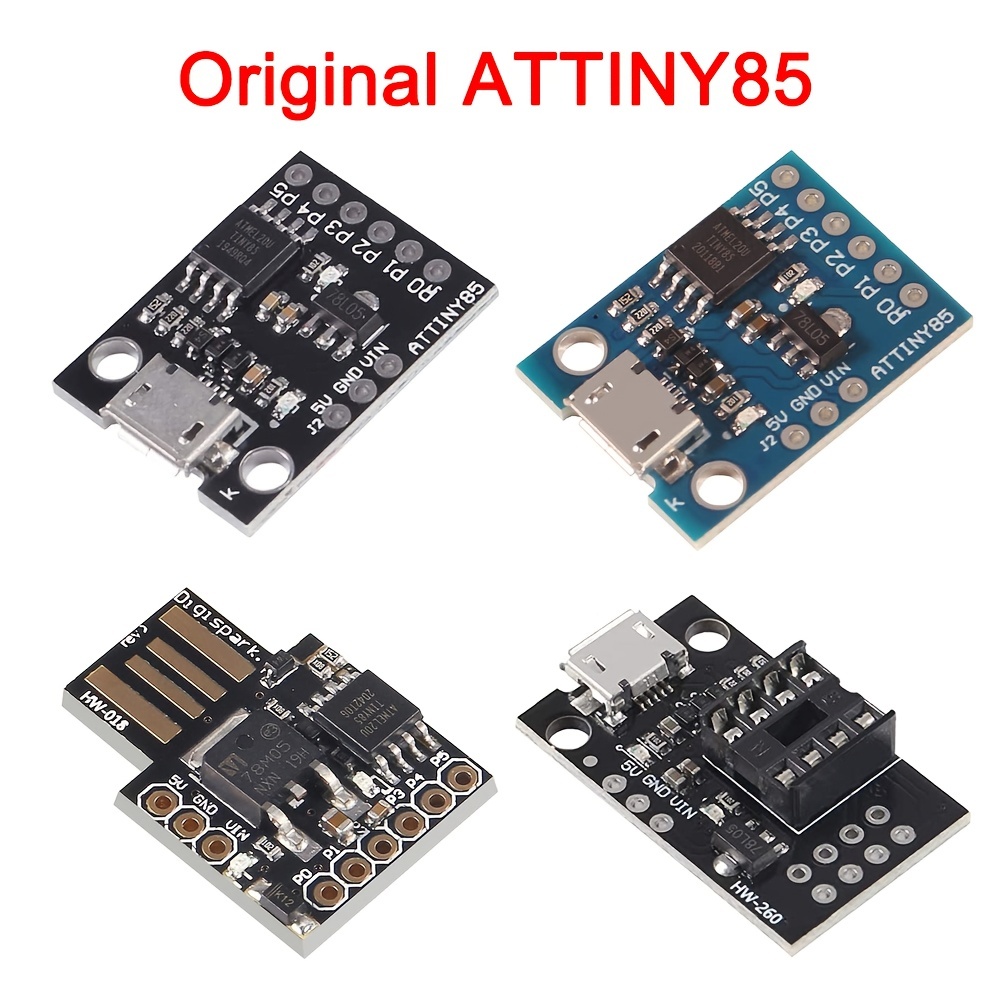 Blue Black TINY85 Digispark Kickstarter Micro Development Board ATTINY85  module for Arduino IIC I2C USB - AliExpress