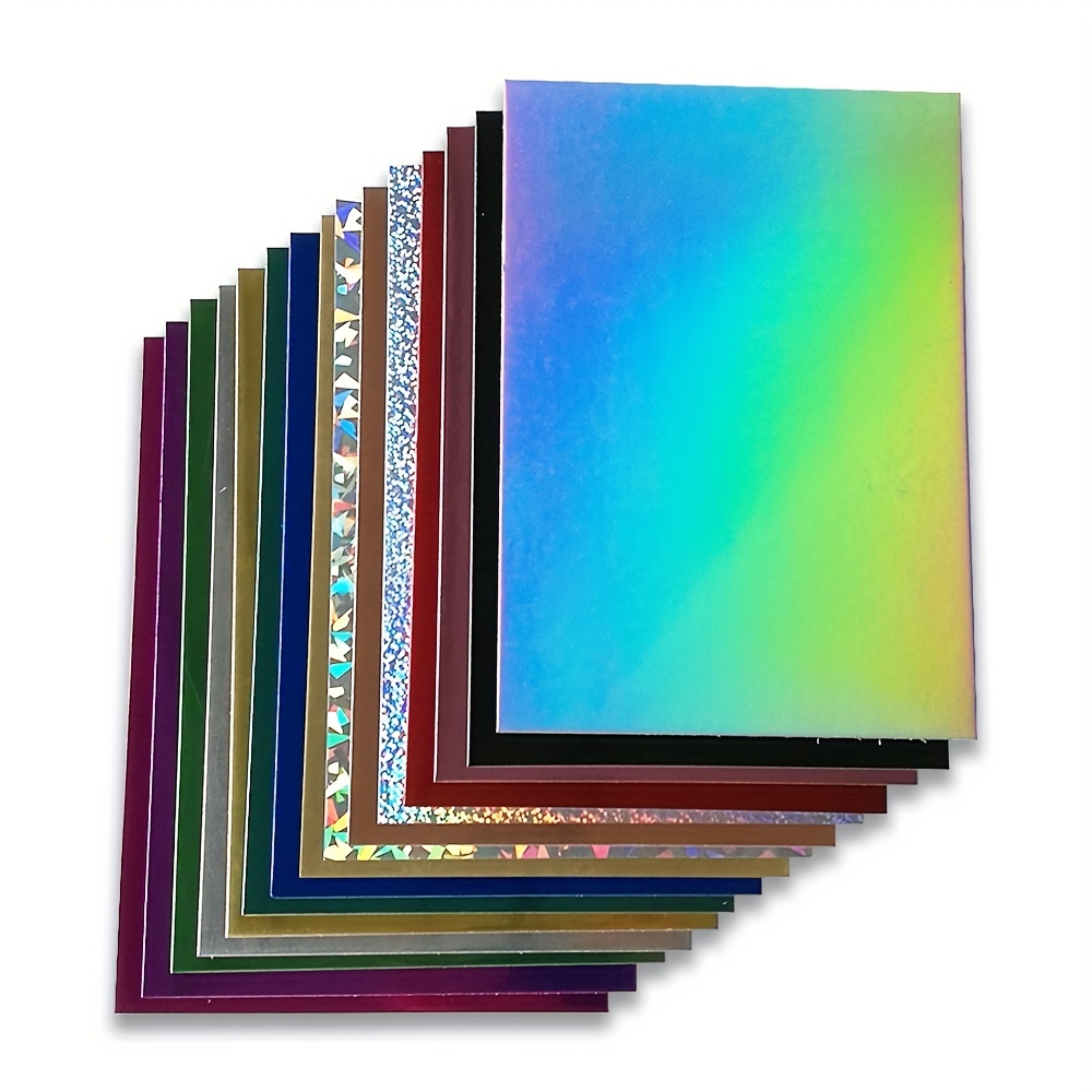 Bag A4 250gsm Mirror Reflective Scrapbook Paper Golden Laser - Temu
