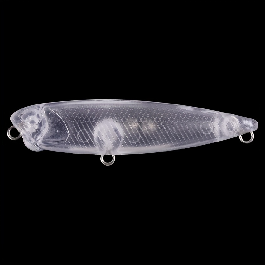 Croch Blank Crankbaits Unpainted Fishing Lure with Tackle Box