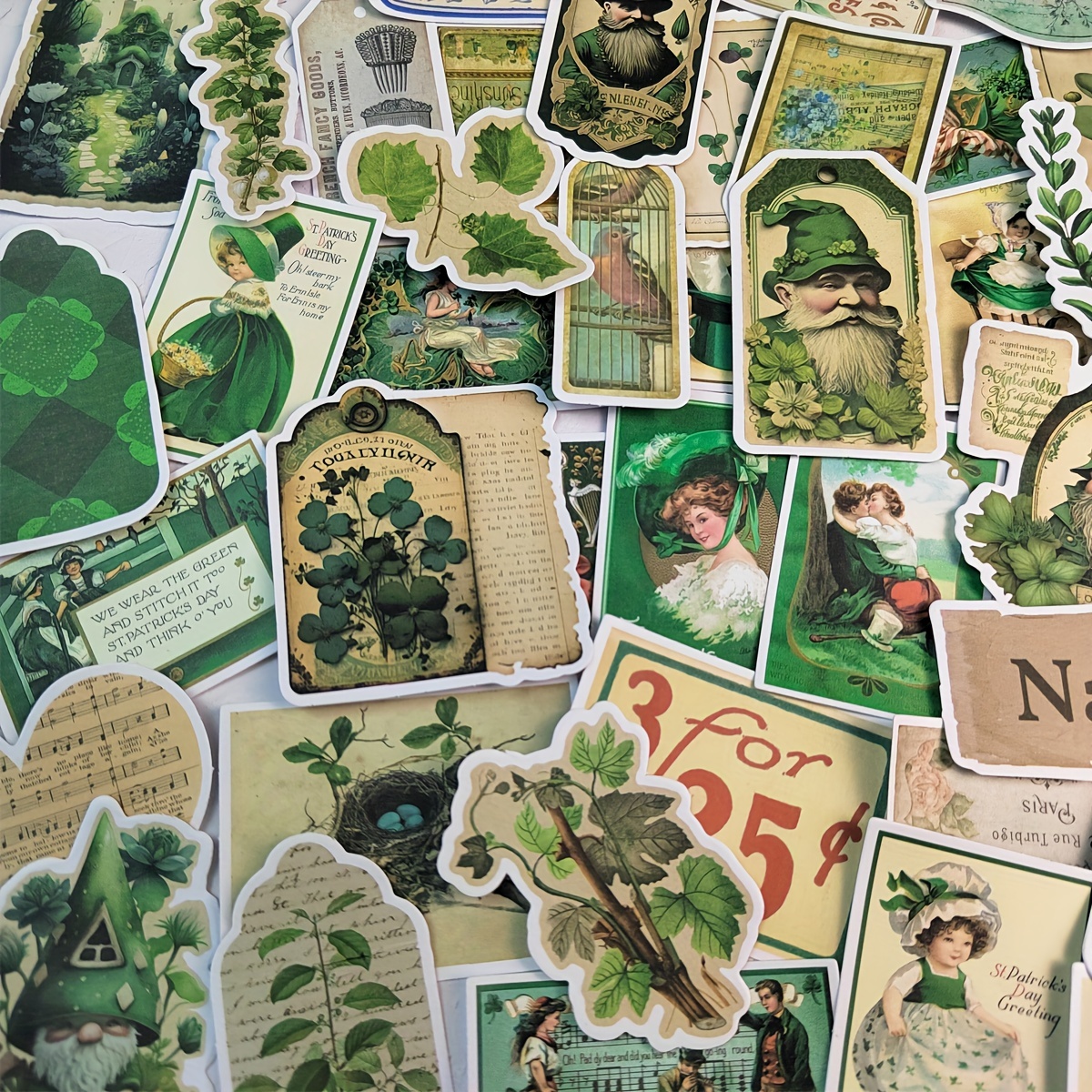 50pcs New Natural Outdoor Travel Stickers For Stationery Phone Scrapbook  Craft Supplies Scrapbooking Materiales Vintage Sticker