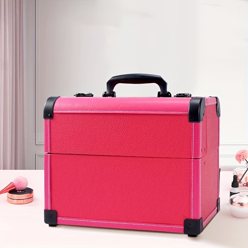 ALYR Professionnel Valise Trolley Maquillage, Valise à Cosmétiques Mallette  à Maquillage Trolley à cosmétique Maquillage Valise de Maquillage  Bagages,Pink : : Mode