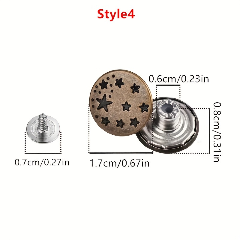 2023 New 5PCS Metal Button Extender for Pants Jeans Waistband Expander  Sewing Free Adjustable Waist Extenders Nail Free Fastener - AliExpress