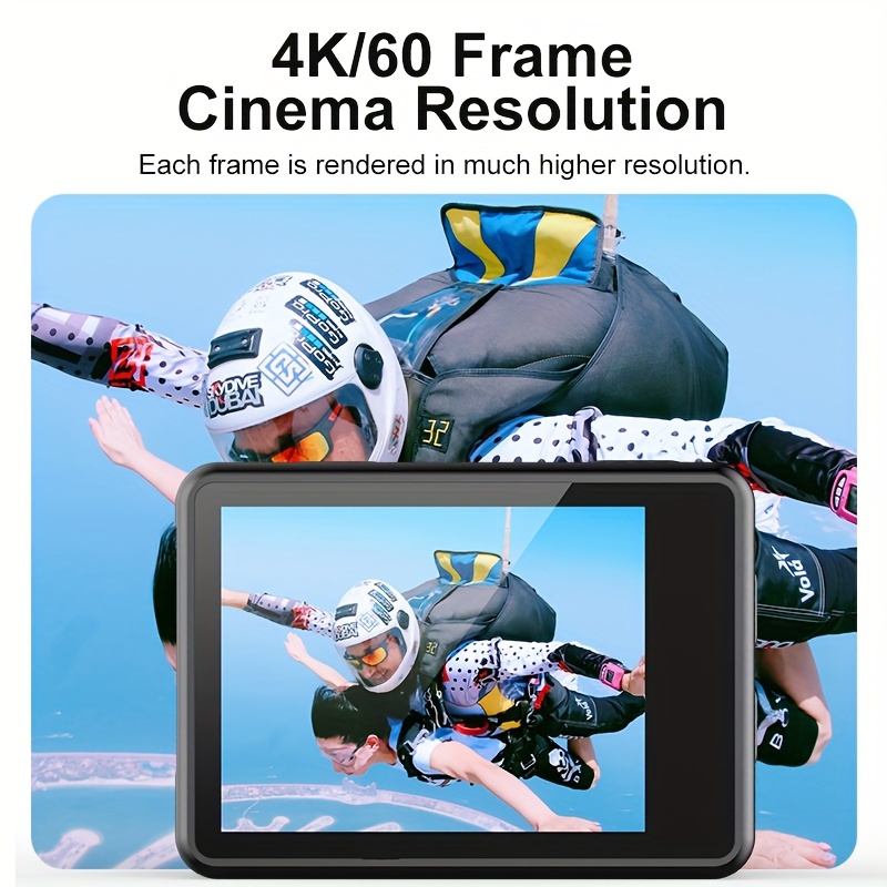Sport Action Camera Hd 1080p Lcd Screen 5million Pixels - Temu