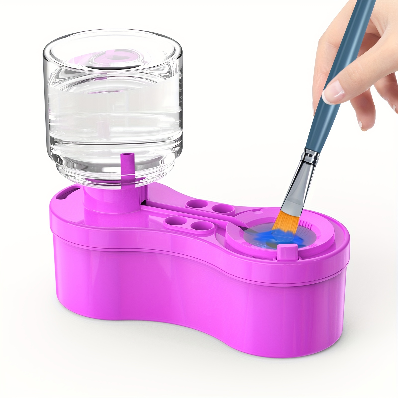 Paint Brush Cleaner Clean Water Cycle brusher cleaner Pen Washer Small  ToiletTool Interested Tool For Children