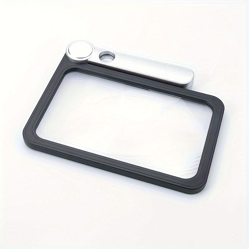 5X Magnifier Foldable Large Rectangular Reading Magnifier for Low Vision Seniors
