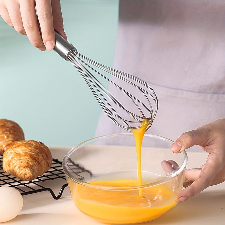 Stainless Steel Whisk Separator Set, Wire Whisk Egg Separator