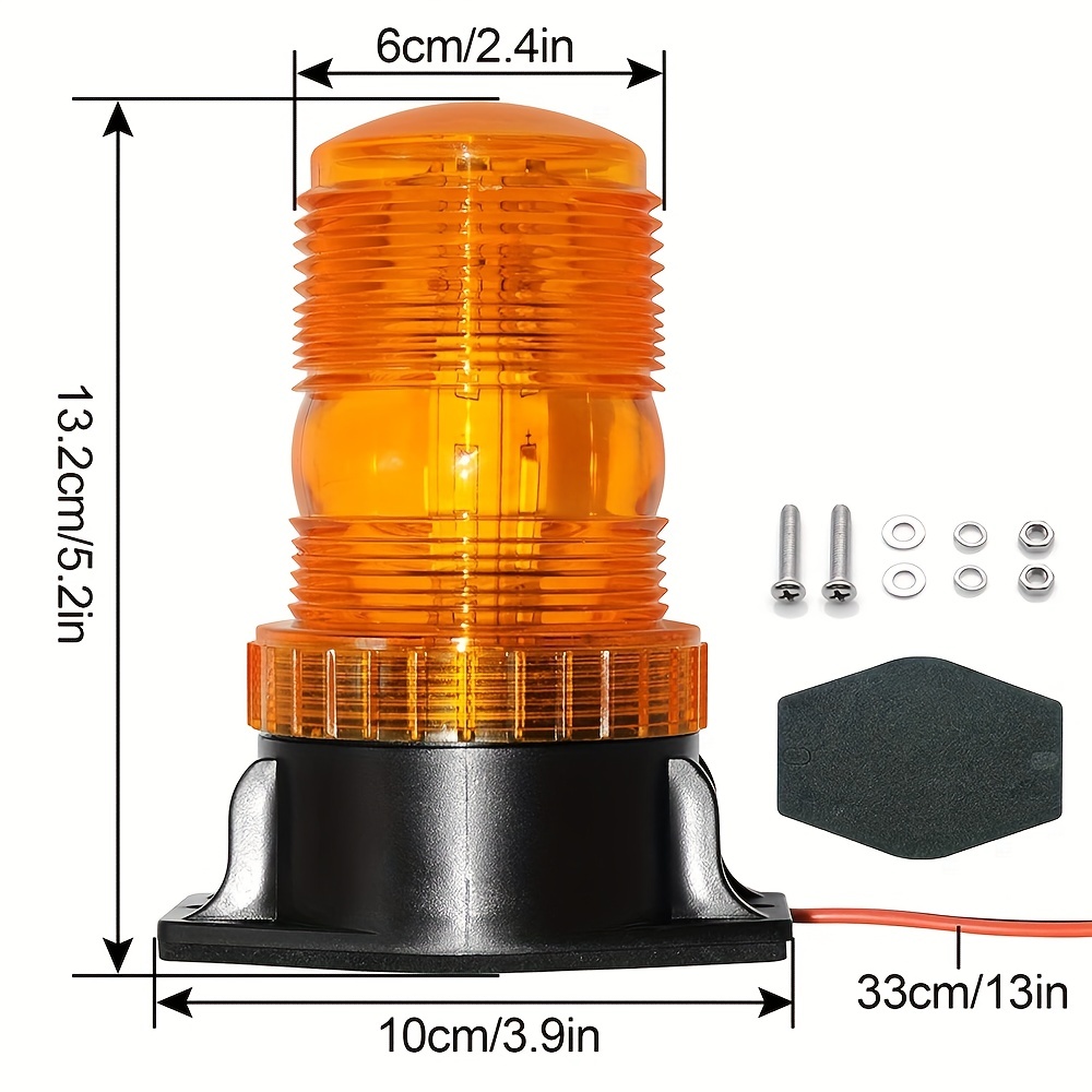 この 30 LED アンバーフォークリフトビーコンストロボライト警告点滅