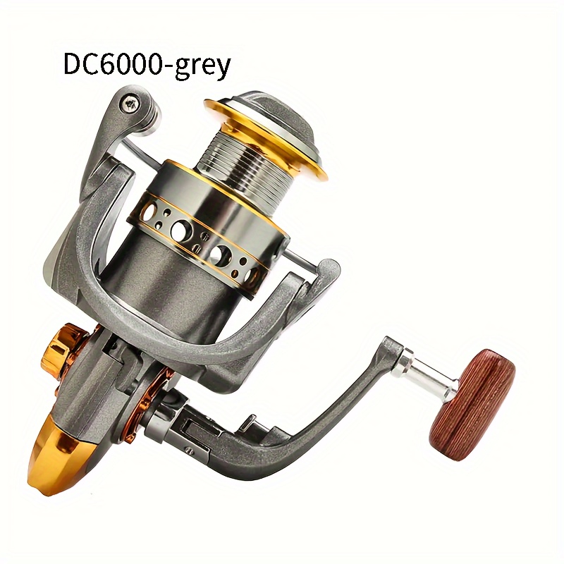 PROBEOS Fishing Reels: Max Drag 20kg, 1000-6000 Series with CNC Machined  Full Metal handle Gear Ratio 5.2:1 Spinning Reel