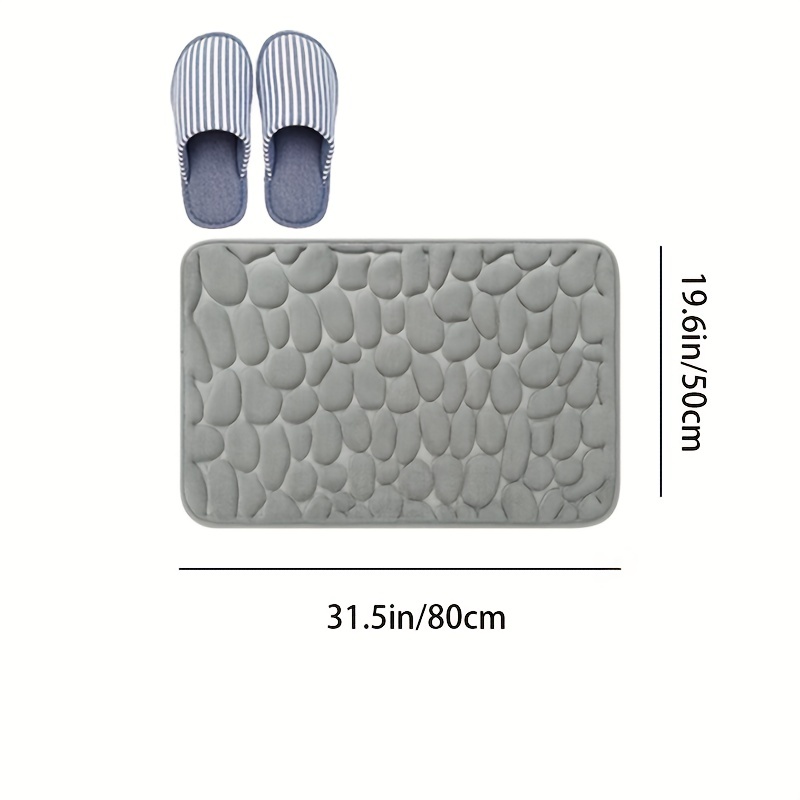Memory Foam Pad Soft Bathroom Mat Non-slip Geometric Rugs – Homes Rugs