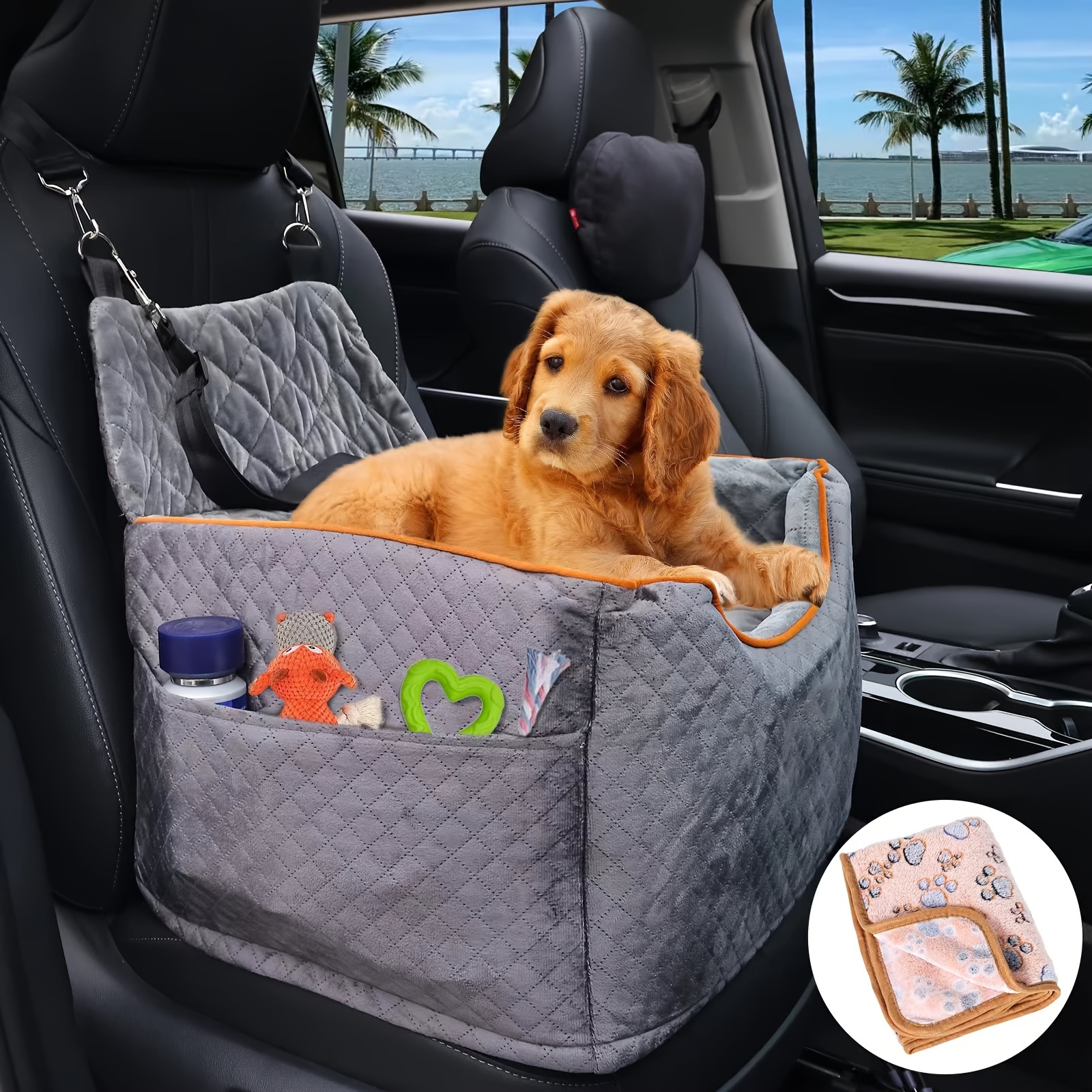 Car Booster Seat Cushion Breathable Mesh Portable Car Seat - Temu