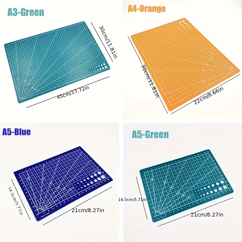 A5 Double sided Cutting Mat Engraving Hard Pad Durable - Temu
