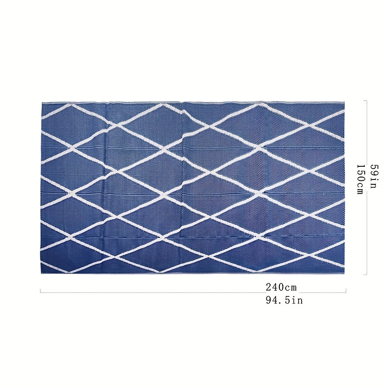  Outdoor Rugs - Reversible Mats, 5'x8' Plastic Straw