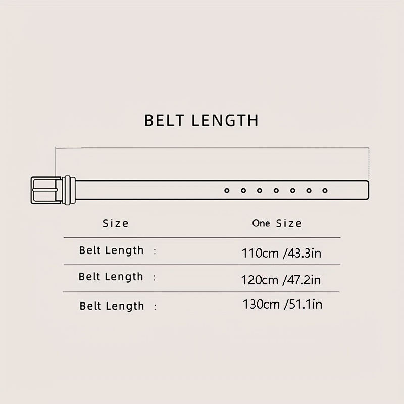 European And American Men's Fashion Pin Buckle Belt - Temu