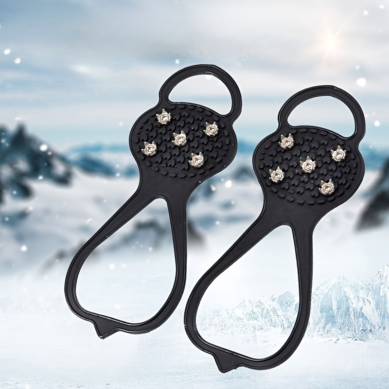 Ice Cleats Traction Gear 8 Steel Spikes Crampons Snow - Temu