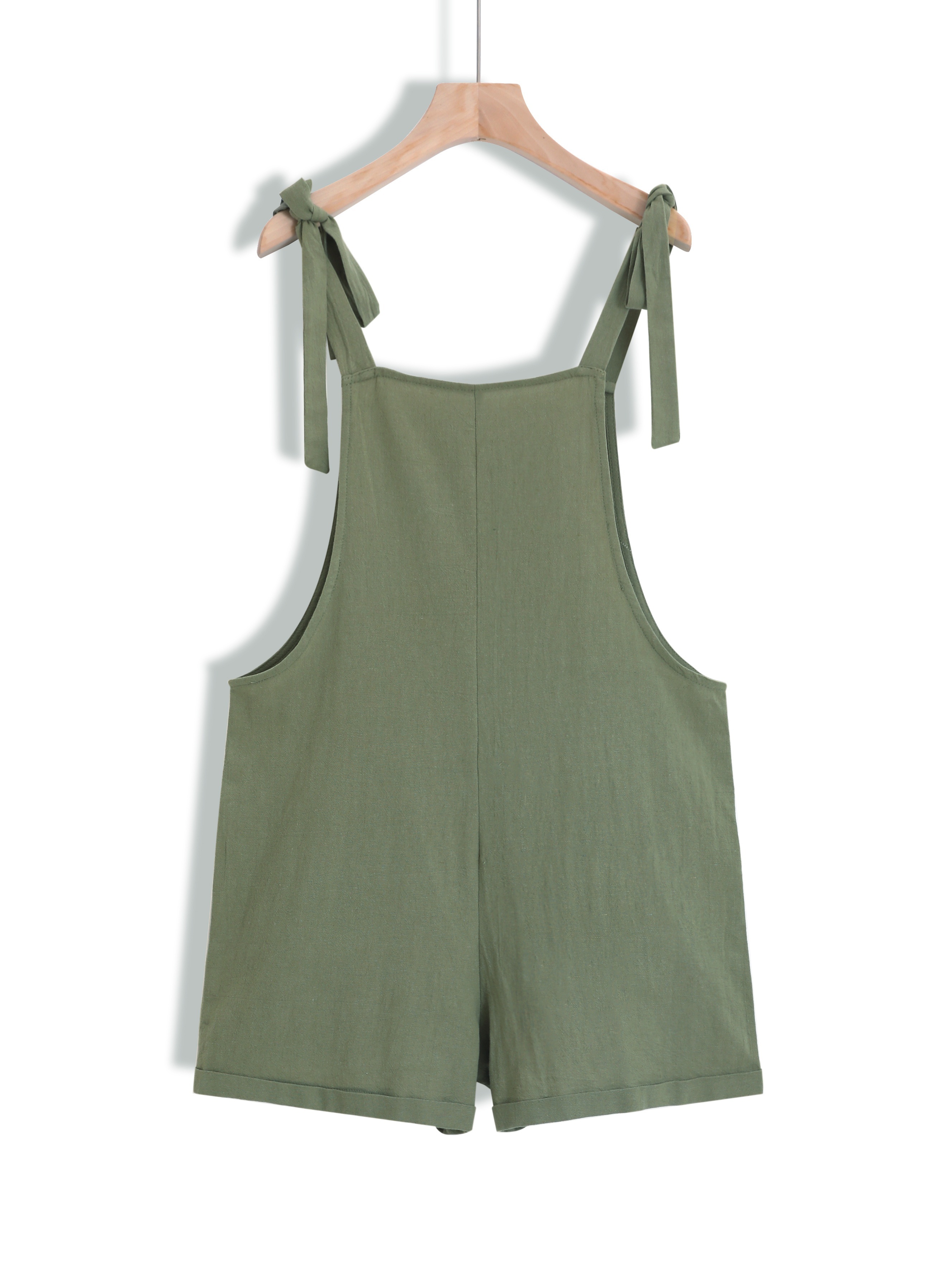 Buy Patched jumpsuit short woman 63% Cotton / 18% Tencel® / 15