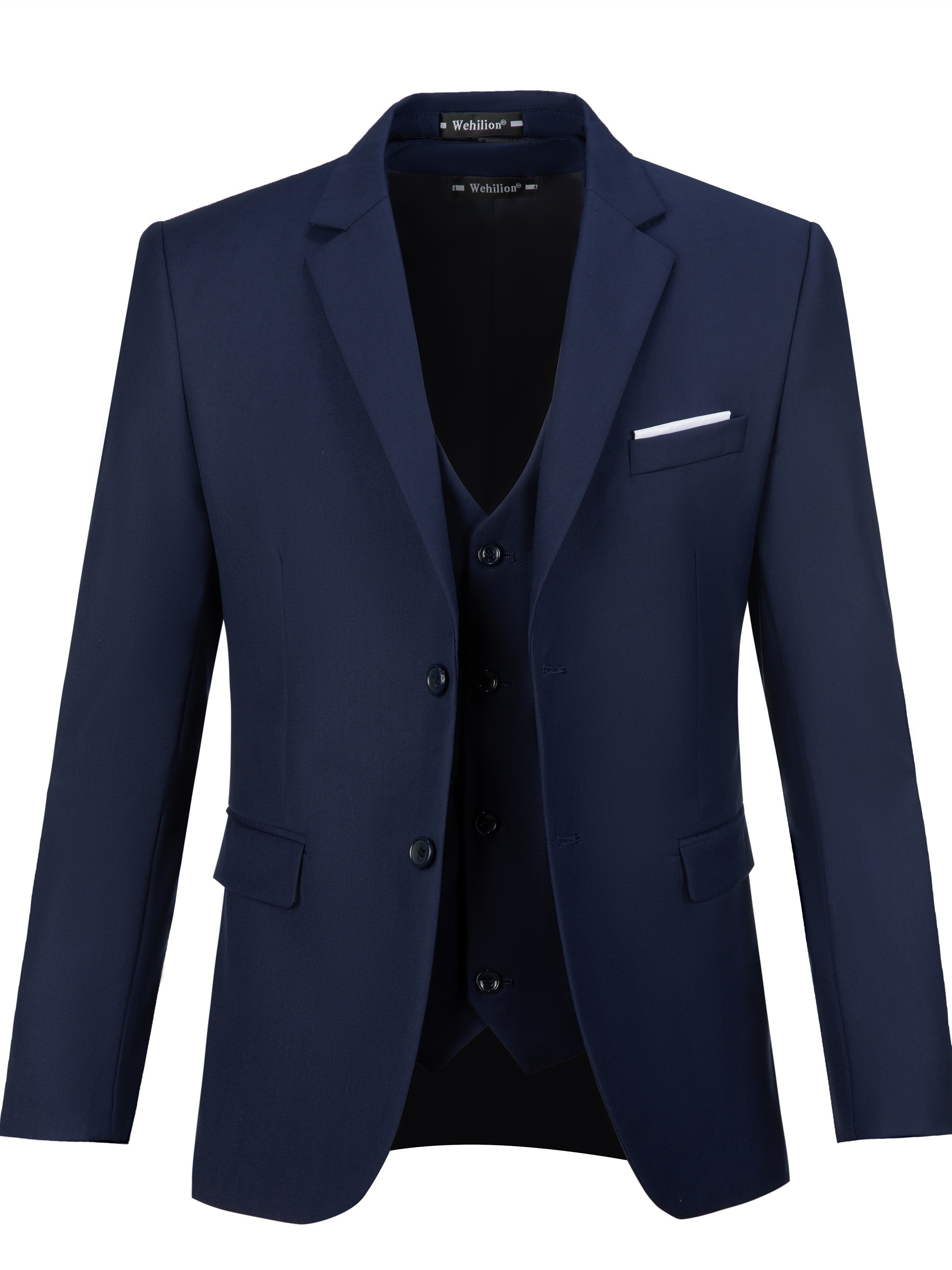 Mens Suit Wedding Party Dinner 2 peças Suit Blazer Vest, Terno