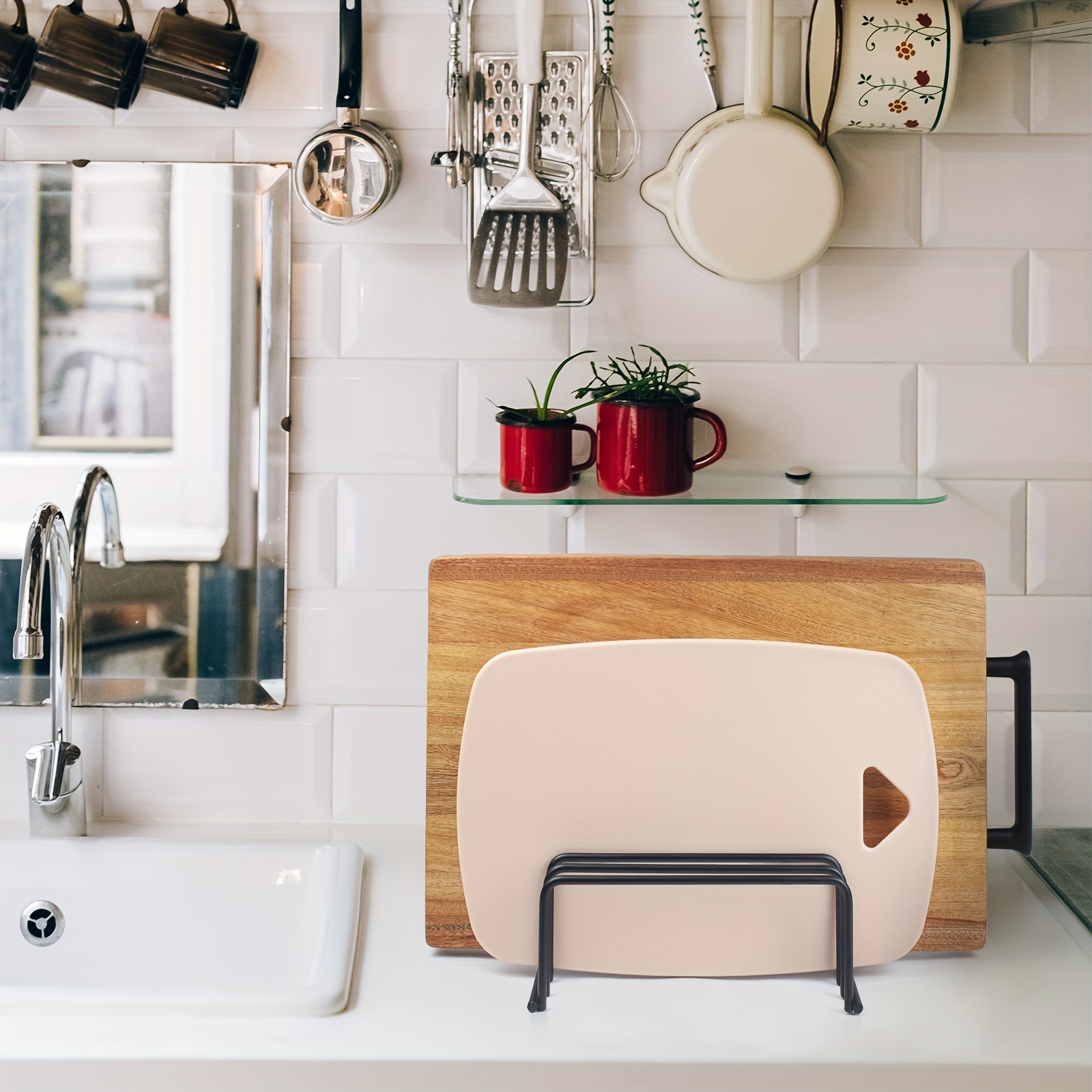 Cutting Board Holder Kitchen Board Stand Kitchen Board Rack