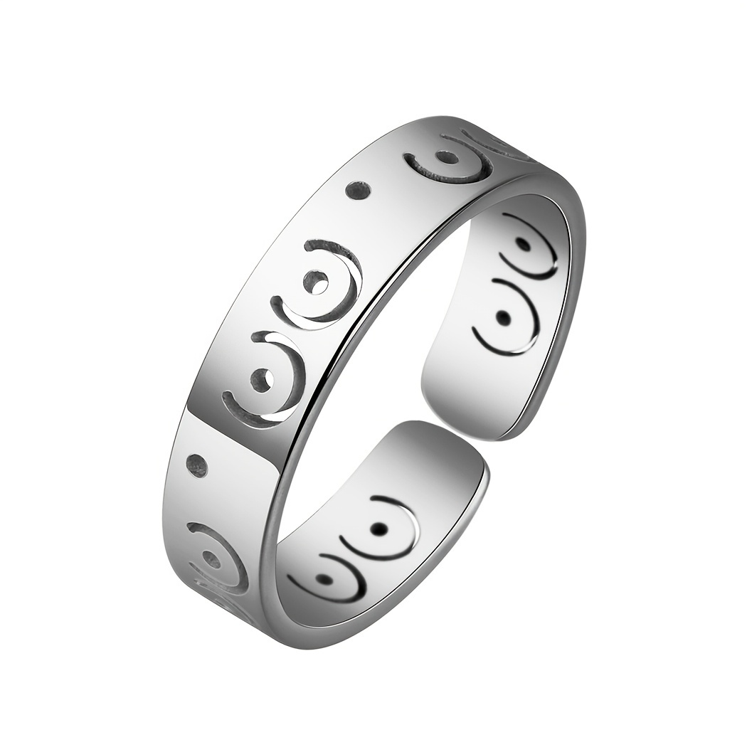 1pc Stainless Steel Rings 3D Women Body Shape Gothic Punk Motorcycl Jewelry  Gifts Free Shipping