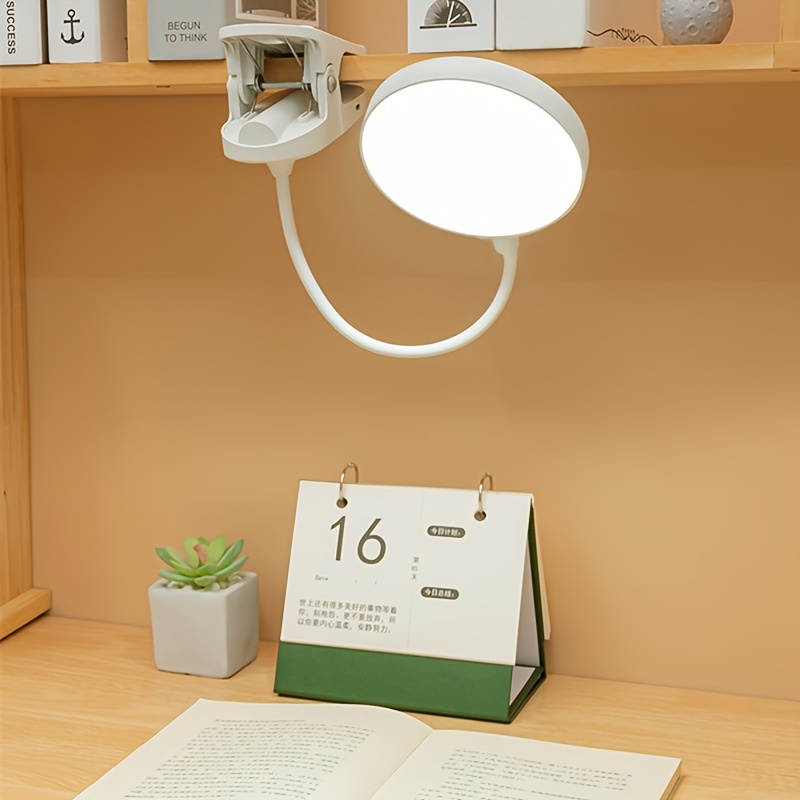 LED Desk Lamp With Adjustable Brightness Rechargeable Eye-caring